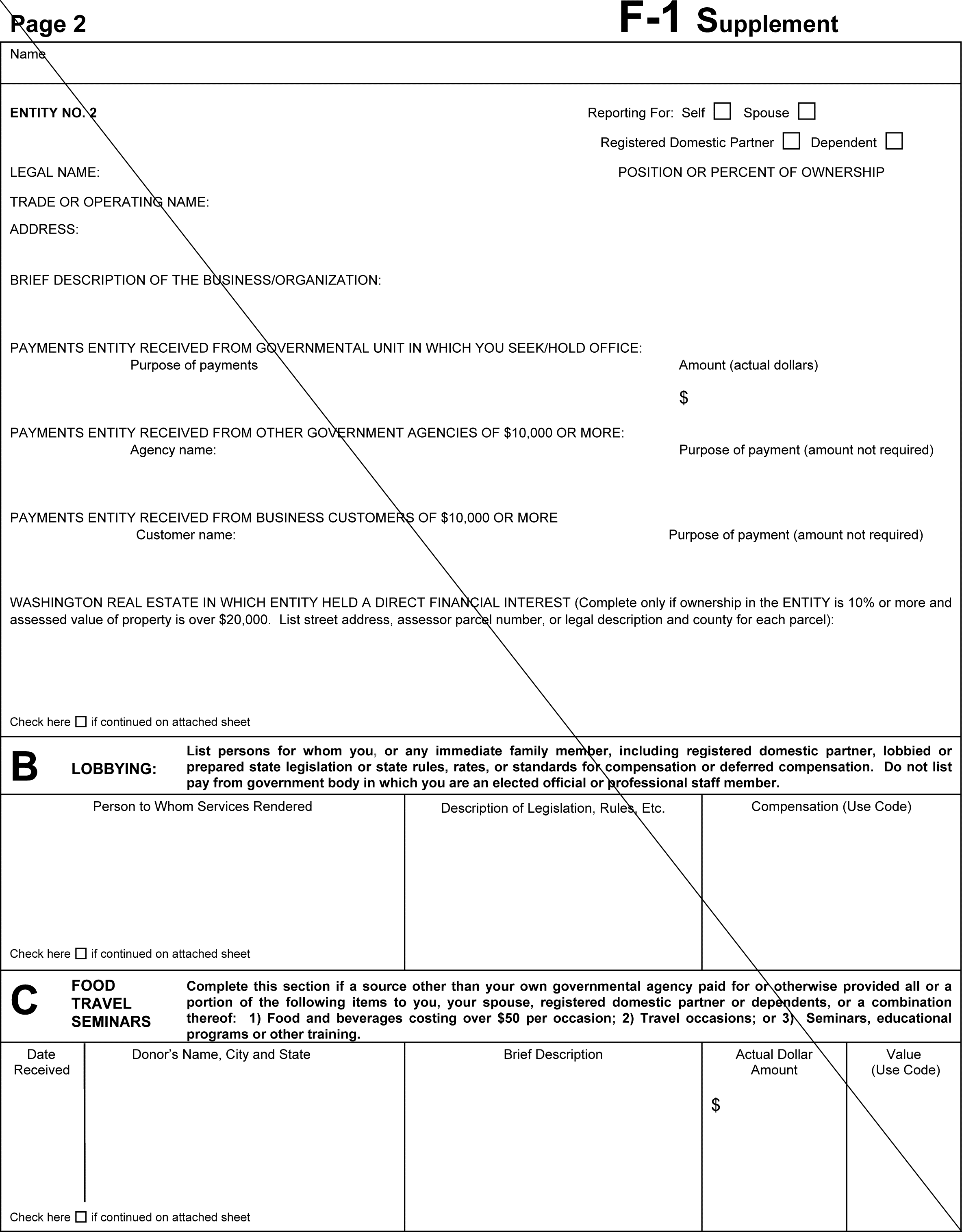 WAC 390-24-020 Forms For Amending Statement Of Financial Affairs.